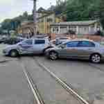 У Львові сталася аварія на трамвайній колії (фото)