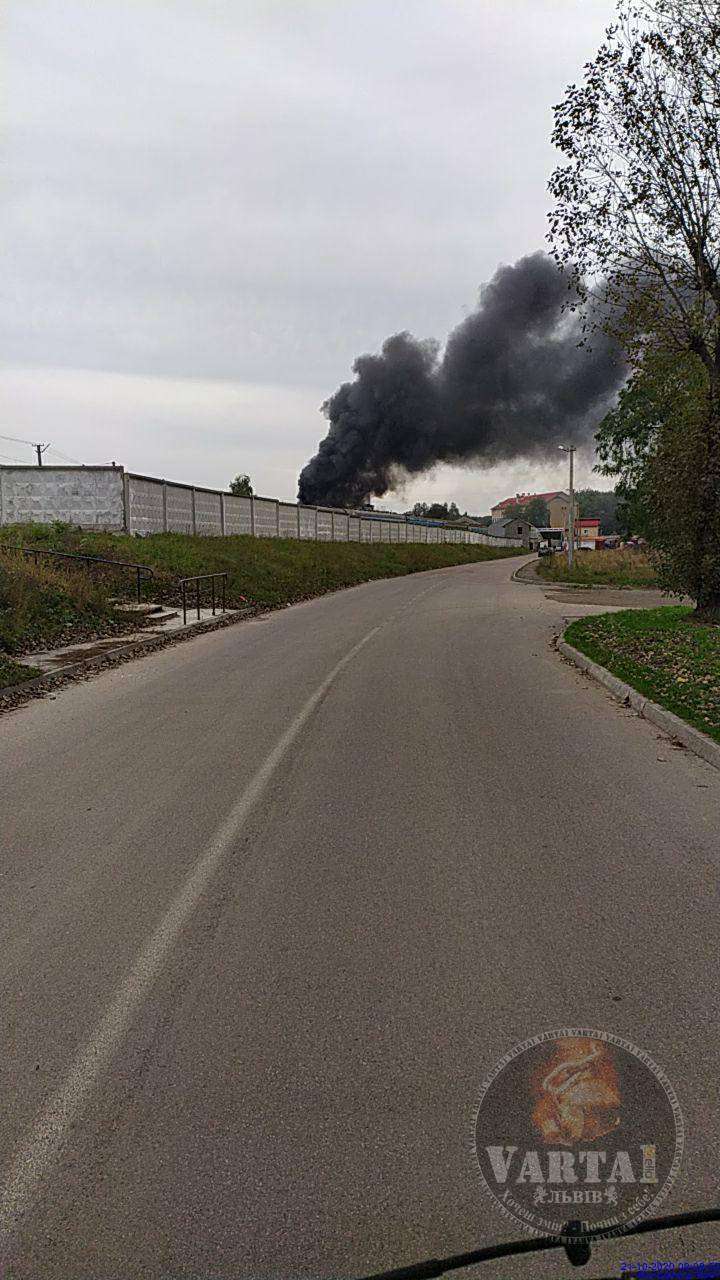 У Львові сталася пожежа у 5-му парку (фото, відео)