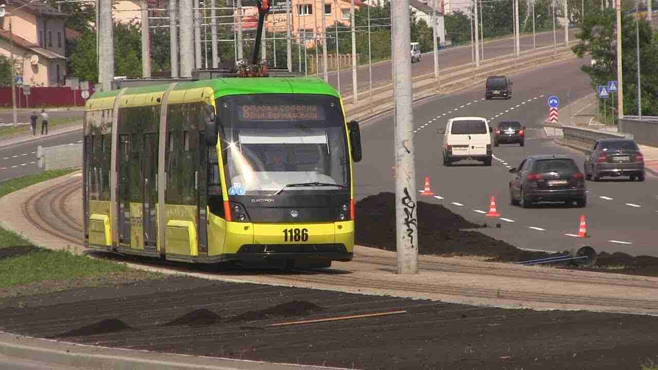 У Львові трамвайний маршрут �8 курсуватиме за тимчасово зміненим маршрутом (ВІДЕО)