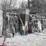 У Львові триває демонтаж барельєфів на Монументі Слави (фото, відео)