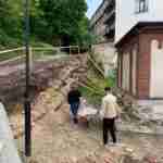У Львові тривають роботи по укріплені опорної стіни біля храму-музею (фото)