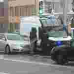 У Львові у ДТП потрапив поліцейський Crafter (фото, відео)