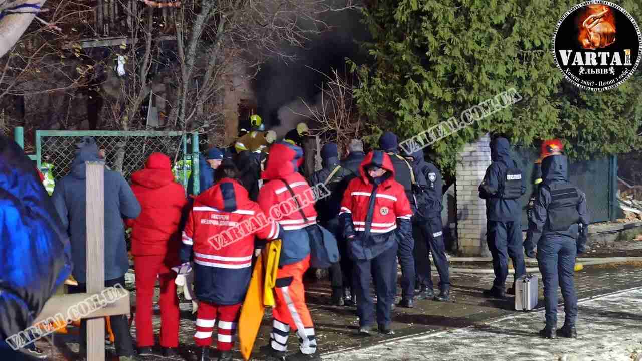 У Львові вибух газу зруйнував опорні стіни будинку (ФОТО, ВІДЕО)