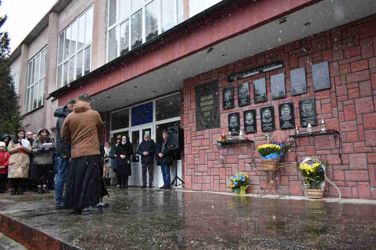 У Львові відкрили пам’ятні дошки Герою України Віталію Скакуну та ще десятьом Новітнім Героям (ФОТО)