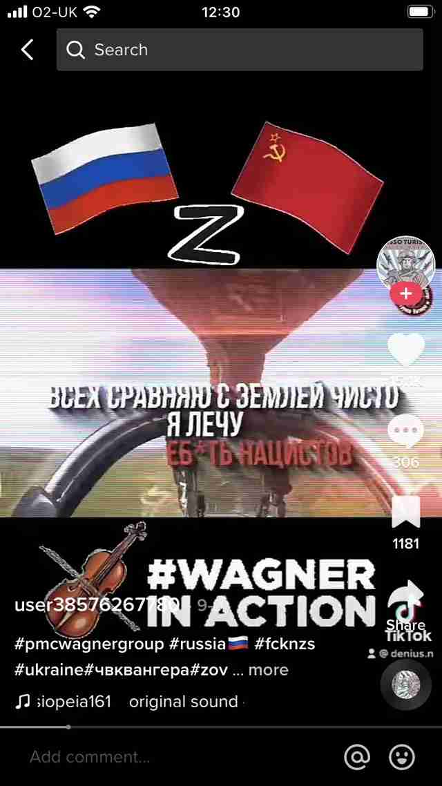У популярній соцмережі рекламують ПВК «Вагнер» із пропагандою насильства (ФОТО)