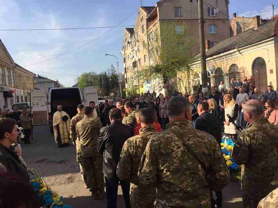 У Самбірській громаді попрощалися із загиблим на війні Русланом Шкимбою (фото)