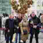 У центрі Львова встановили різдвяного дідуха (ФОТО)