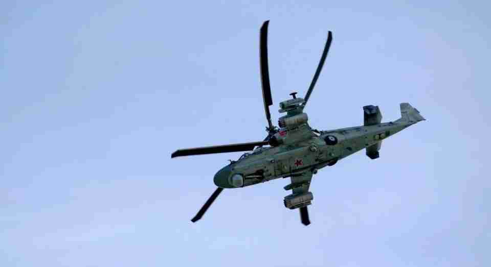 У Запорізькій області російський вертоліт «скупався» в морі (ВІДЕО)