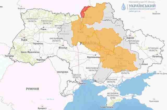 Українців попередили про підтоплення: які території під загрозою (КАРТА)
