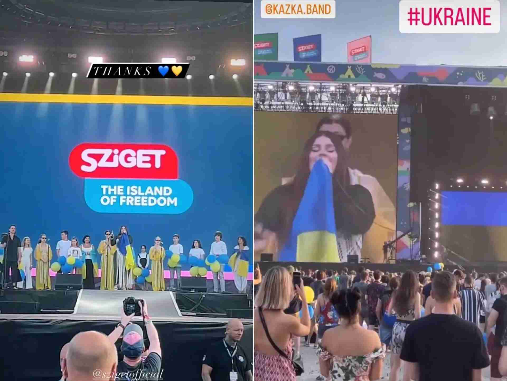 Український гурт виступив на фестивалі, де беруть участь росіяни, з антивоєнним гаслом