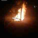 Уночі у Львові підпалили сміттєві баки, один із підпалювачів - 18-річний містянин (фото)