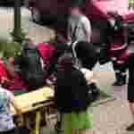 В Івано-Франківську на майданчику дитячого садочку знайшли непритомних дітей, які розпивали алкоголь (фото)