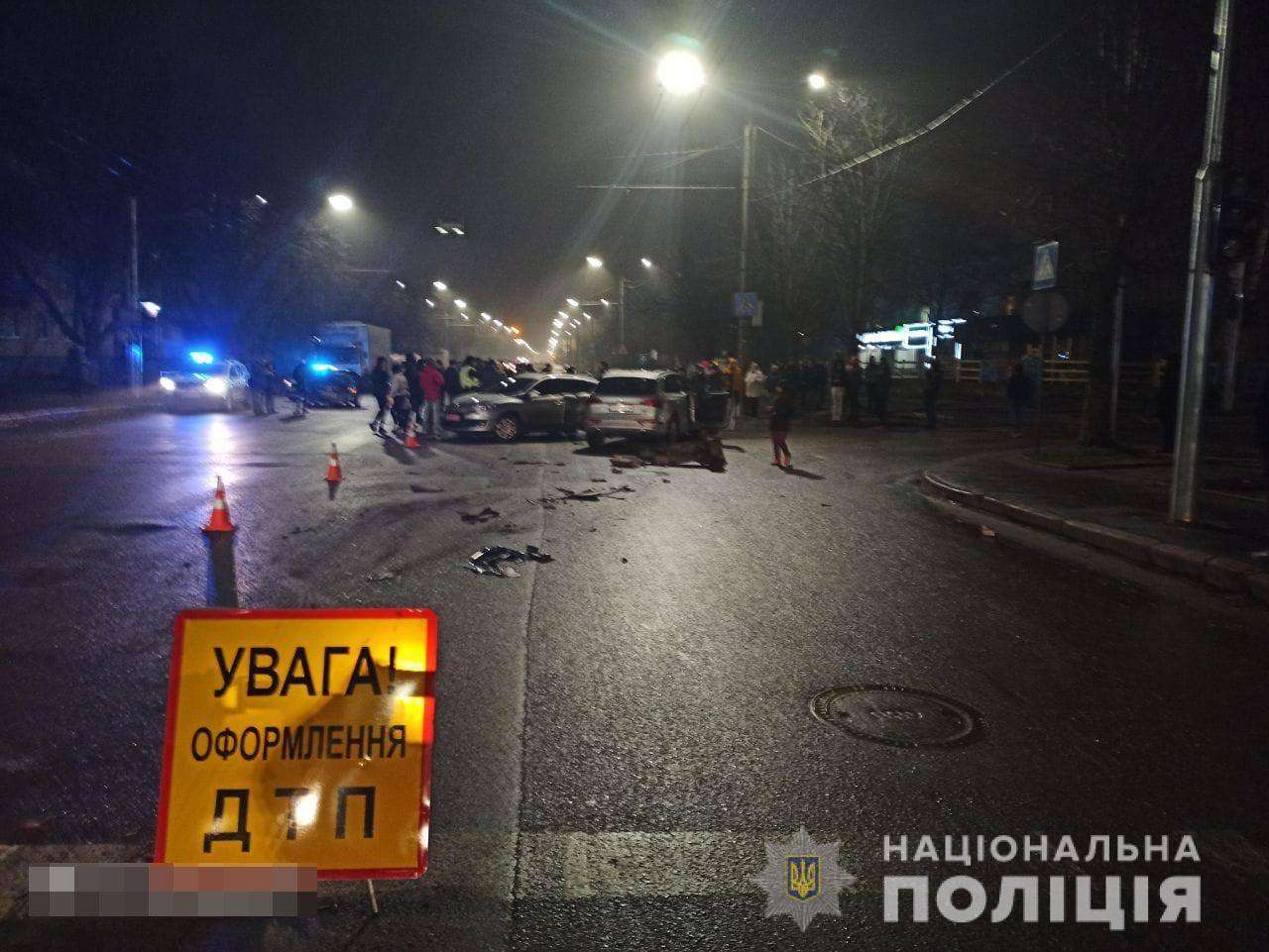 В поліції повідомили результат експертизи водійки, яка вчинила потрійну ДТП у Луцьку (фото)