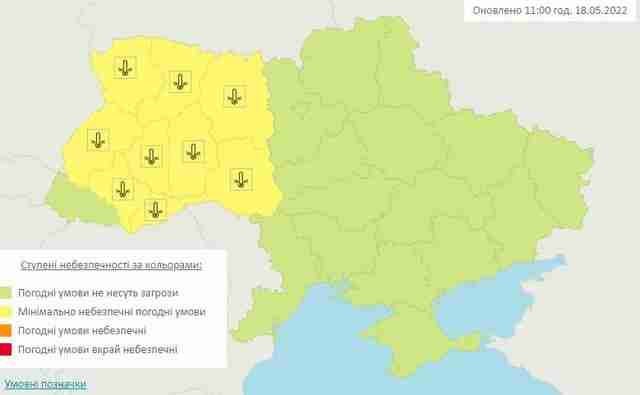 В Україні 19 травня будуть заморозки (КАРТА)