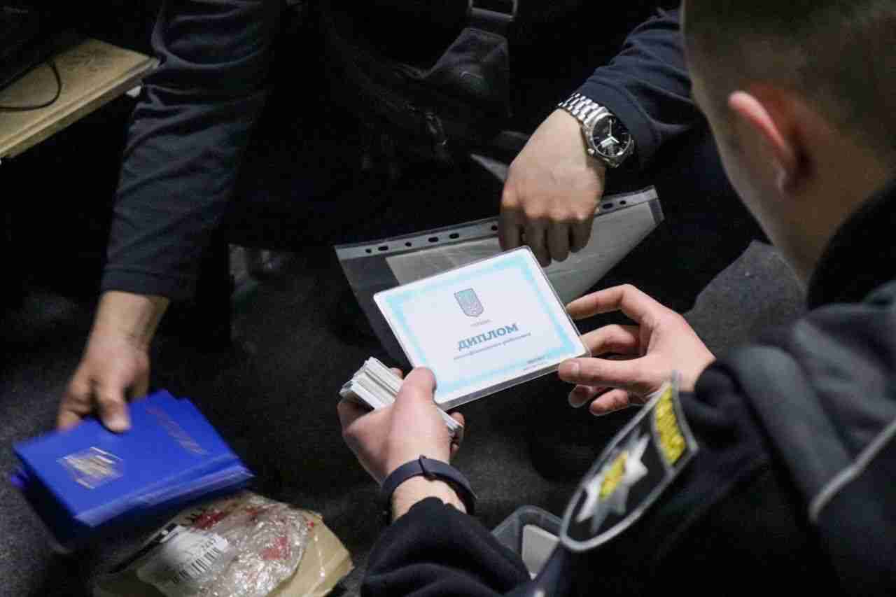 В Ужгороді поліція знайшла офіс, в якому робили високоякісні підробки будь-яких офіційних документів (ФОТО)