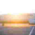 Яскраві заходи сонця та неповторні світанки під час польотів в аеропорту «Львів»