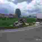 З’явилося ексклюзивне відео моменту потрійної ДТП двох вантажівок та буса на трасі Київ Чоп (відео, фото)