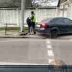 Авто вилетіло на тротуар: з’явився момент ДТП на перехресті Городоцької (відео, фото)