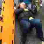 Збив чоловіка та жінку і втік: у Львові патрульні знайшли водія, який здійснив наїзд на людей на переході (фото)